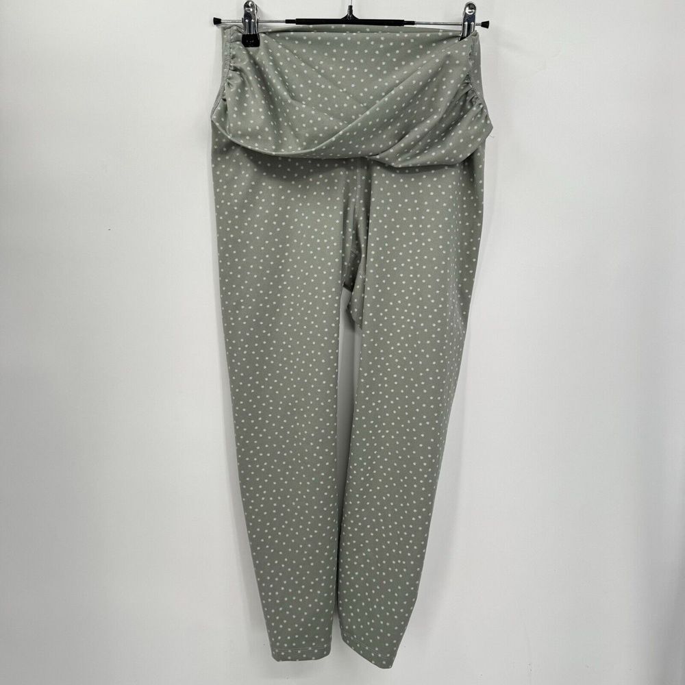 Nike Yoga Women's Size‎ L Particle Grey 7/8 Length High-Waisted Leggings